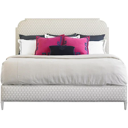 Queen Peninsula Upholstered Bed